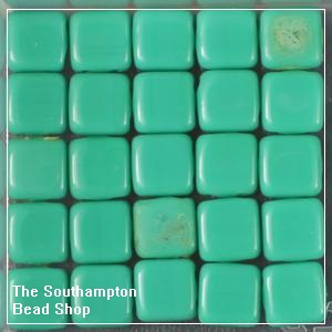 CzechMates Tile Bead 6mm-Persian Turquoise